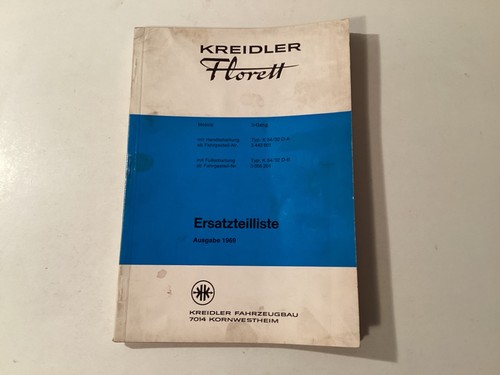 Kreidler ersatzteilliste - kreidler,