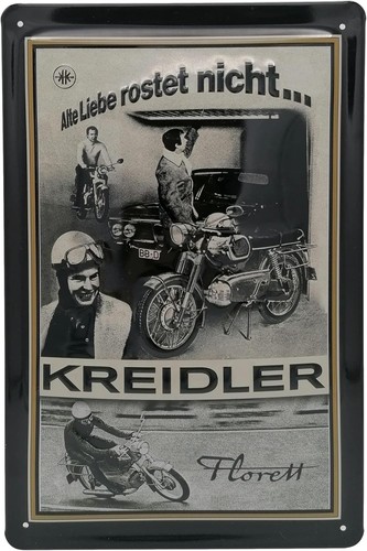 Geprägtes blechschild passend - geprägtes,