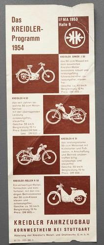 Prospekt kreidler programm - kreidler,