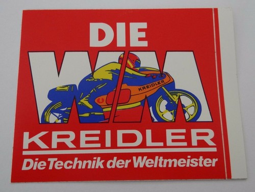 Werbe aufkleber kreidler - werbe-aufkleber,