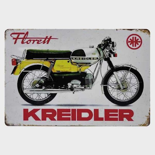 Blechschild kreidler florett - blechschild,